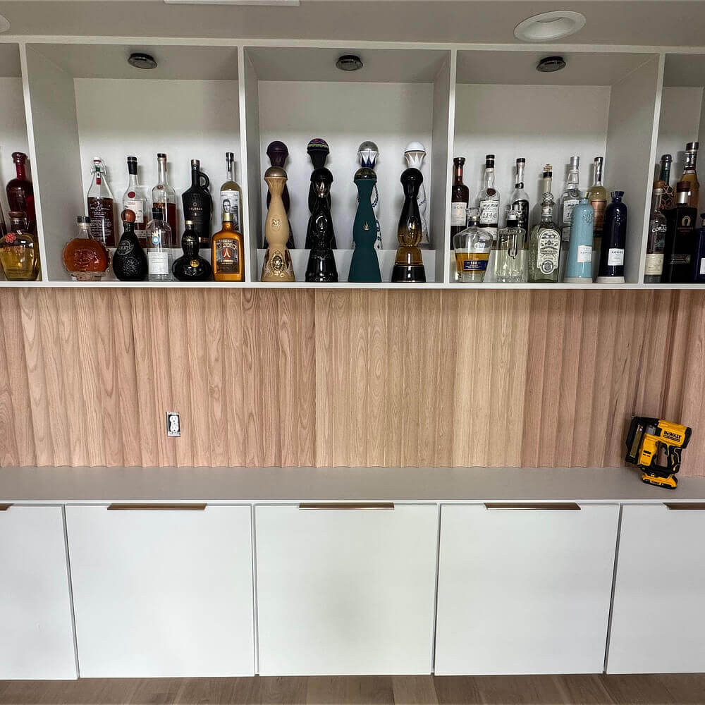 Accent wall design and installation